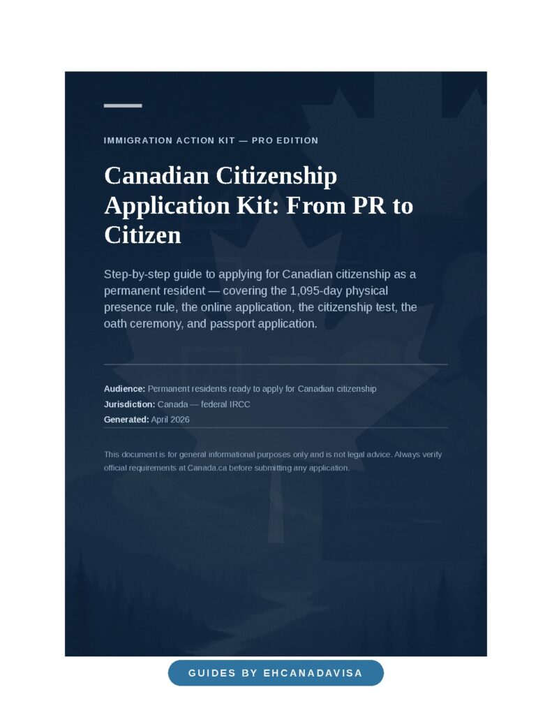 Canadian Citizenship: Application + Test Prep