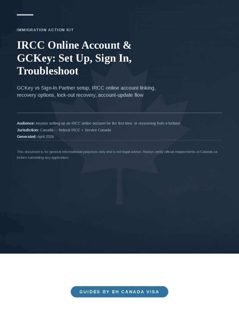 IRCC Online Account & GCKey: Set Up, Sign In, Troubleshoot