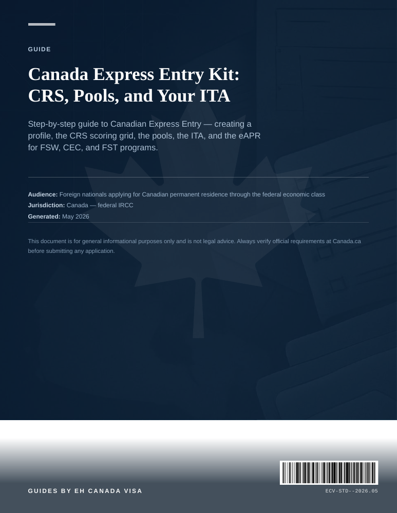 Canada Express Entry Kit: CRS, Pools & ITA
