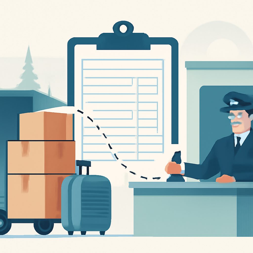 Moving your belongings to Canada: how to file the BSF186 at the border