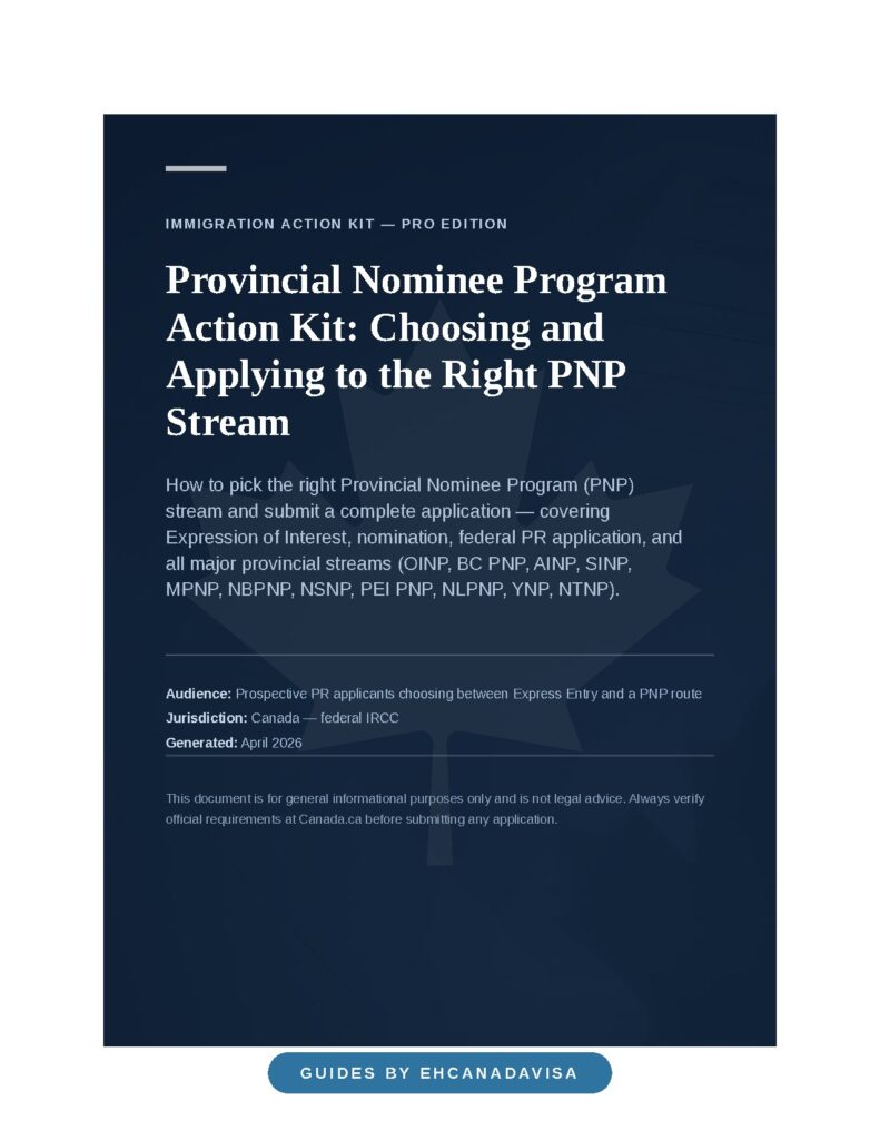 PNP Action Kit: Choose & Apply to the Right Provincial Nominee Stream