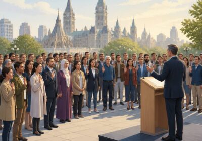 52 new citizens take oath in Ottawa on Canada Day with Minister Diab