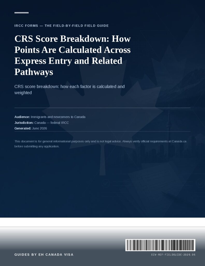 CRS Score Breakdown & IRCC Forms Field Guide: Maximize Your Express Entry Points